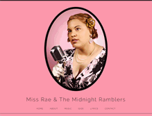 Tablet Screenshot of missraemusic.com